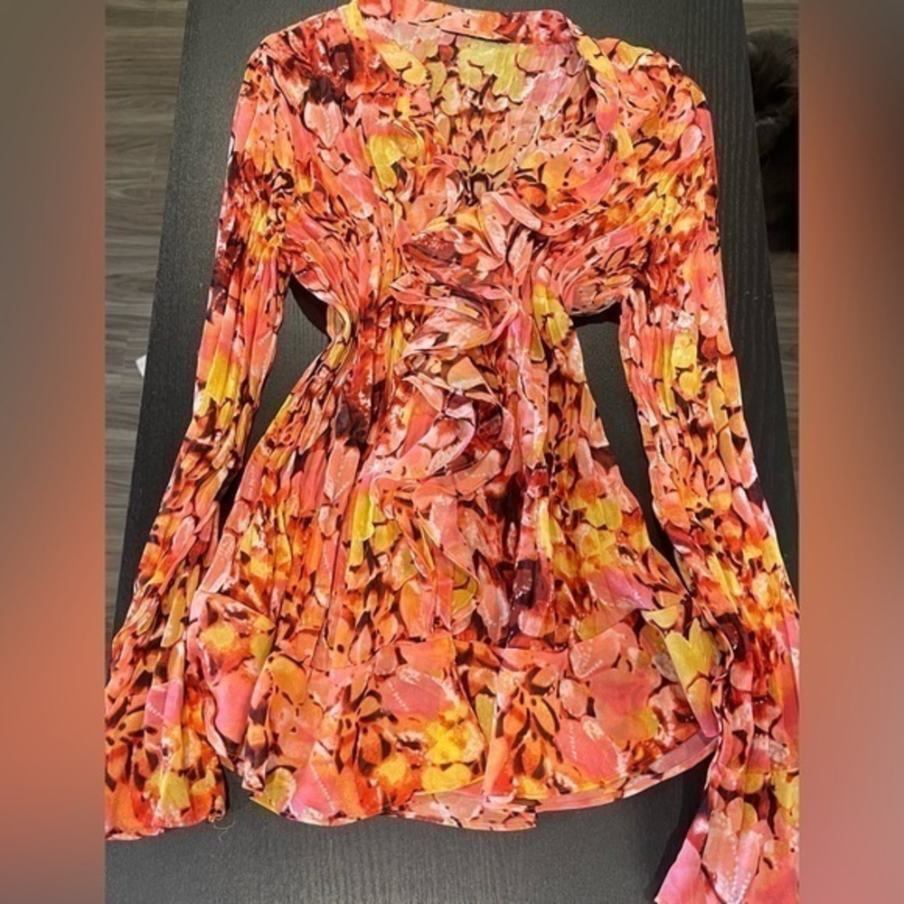 Large Y2K Slightly Transparent Top